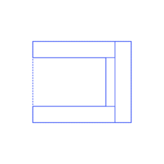 Layouts Pantries Butler Open U Shape 1 Side End Vinyl Cutting Svg File, Free Vectors File